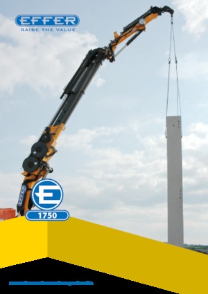 Hydraulické nakládací jeřáby Effer 1750 8S