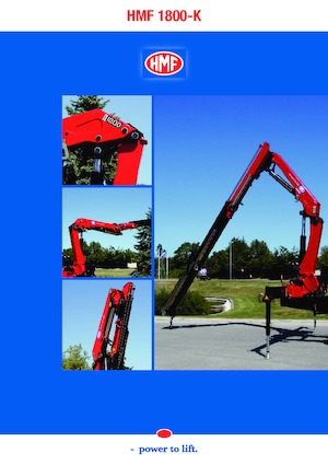 Hydraulické nakládací jeřáby HMF 1800-K7-HS10