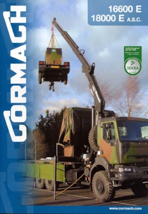 Hydraulické nakládací jeřáby Cormach 18000 E4 A.S.C