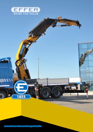 Hydraulické nakládací jeřáby Effer 1855 4S