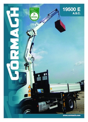 Hydraulické nakládací jeřáby Cormach 19500 E2 A.S.C