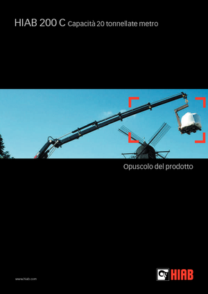 Hydraulické nakládací jeřáby Hiab 200 C-2