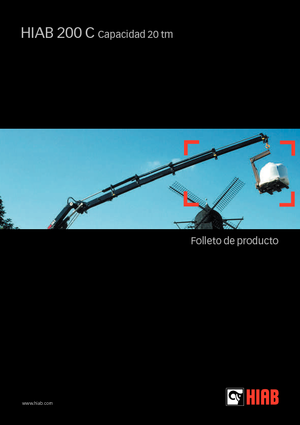 Hydraulické nakládací jeřáby Hiab 200 C-2