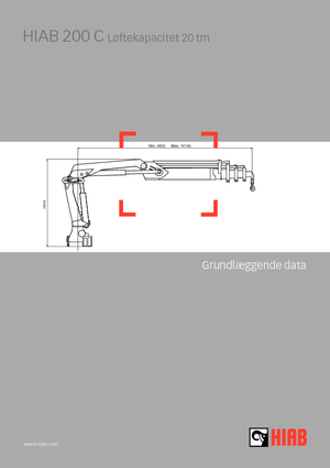 Hydraulické nakládací jeřáby Hiab 200 C-2
