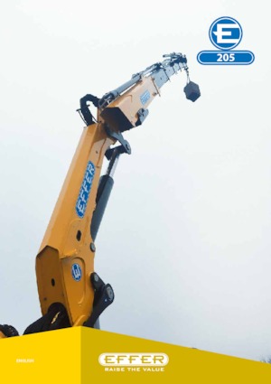 Hydraulické nakládací jeřáby Effer 205 4S