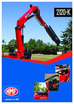 Hydraulické nakládací jeřáby HMF 2120-K8