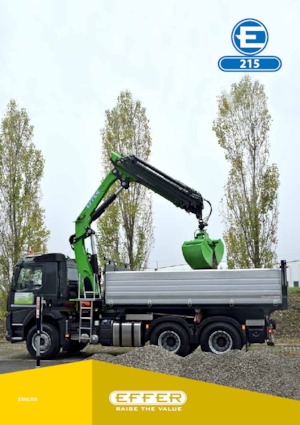 Hydraulické nakládací jeřáby Effer 215 6S