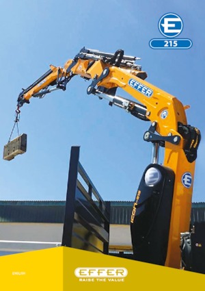 Hydraulické nakládací jeřáby Effer 215 6S