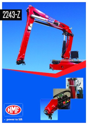 Hydraulické nakládací jeřáby HMF 2243-Z2-RCS