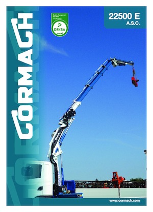 Hydraulické nakládací jeřáby Cormach 22500 E2 A.S.C. Plus