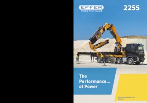 Hydraulické nakládací jeřáby Effer 2255 8S