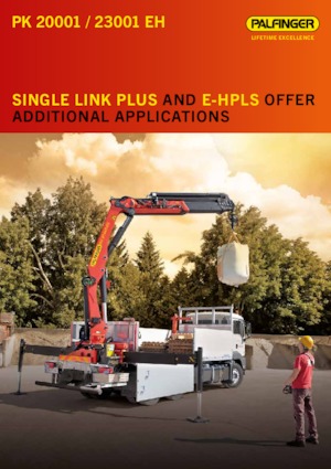 Hydraulické nakládací jeřáby Palfinger 23001-EH C