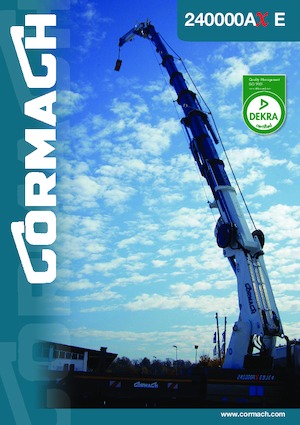 Hydraulické nakládací jeřáby Cormach 240000AX E9J404 HP