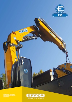 Hydraulické nakládací jeřáby Effer 255 6S