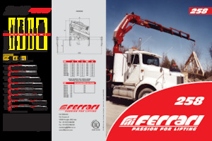 Hydraulické nakládací jeřáby Ferrari® 258 A1 