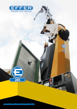 Hydraulické nakládací jeřáby Effer 265 4S