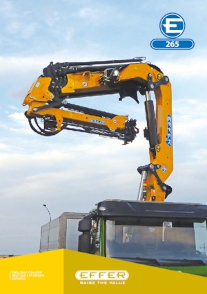 Hydraulické nakládací jeřáby Effer 265 5S
