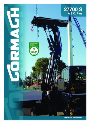 Hydraulické nakládací jeřáby Cormach 27700 S8 A.S.C. Plus