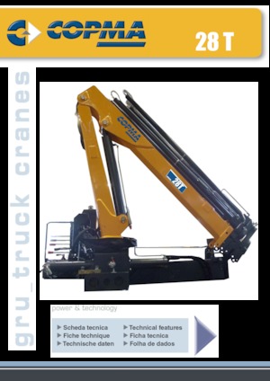 Hydraulické nakládací jeřáby COPMA 2000 28T.1
