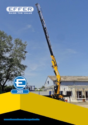 Hydraulické nakládací jeřáby Effer 305 5S