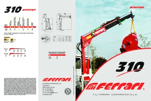 Hydraulické nakládací jeřáby Ferrari® 310R A1 