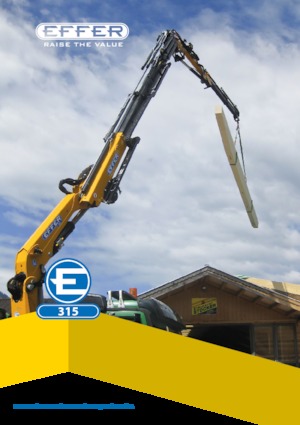 Hydraulické nakládací jeřáby Effer 315 6S