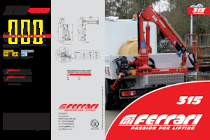 Hydraulické nakládací jeřáby Ferrari® 315 A2 