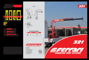 Hydraulické nakládací jeřáby Ferrari® 321 A3 