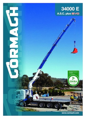 Hydraulické nakládací jeřáby Cormach 34000 E3 A.S.C. Plus