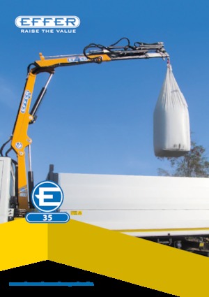 Hydraulické nakládací jeřáby Effer 35 2S