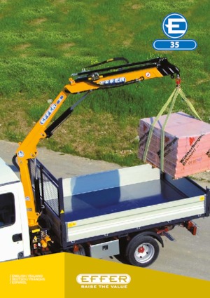 Hydraulické nakládací jeřáby Effer 35 S1