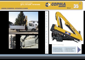 Hydraulické nakládací jeřáby COPMA 2000 35.2