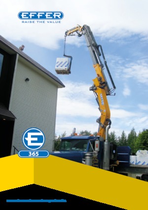 Hydraulické nakládací jeřáby Effer 365 4S