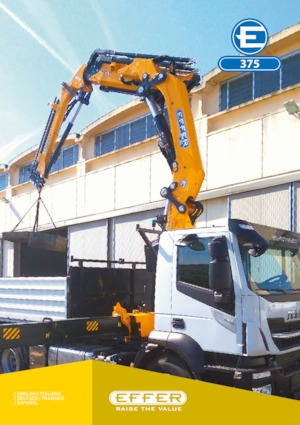 Hydraulické nakládací jeřáby Effer 375 3S