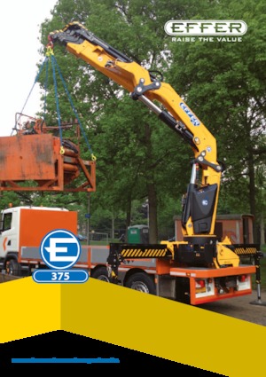 Hydraulické nakládací jeřáby Effer 375 3S