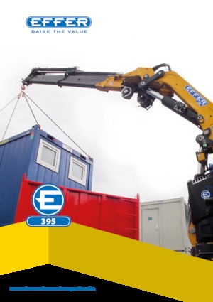 Hydraulické nakládací jeřáby Effer 395 6S