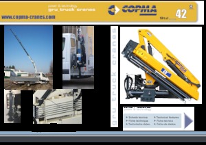 Hydraulické nakládací jeřáby COPMA 2000 42.4