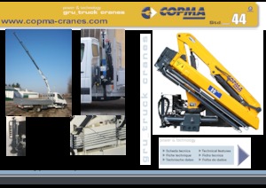 Hydraulické nakládací jeřáby COPMA 2000 44.2