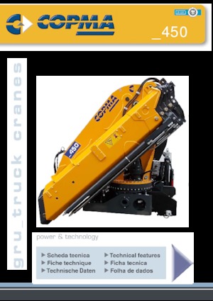 Hydraulické nakládací jeřáby COPMA 2000 450.7 J3