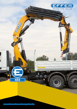 Hydraulické nakládací jeřáby Effer 455 8S