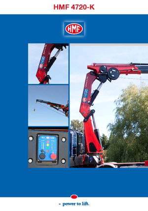 Hydraulické nakládací jeřáby HMF 4720 K 5