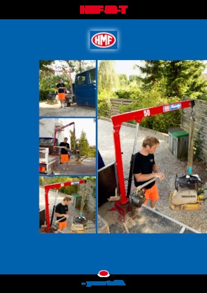 Hydraulické nakládací jeřáby HMF 50-T