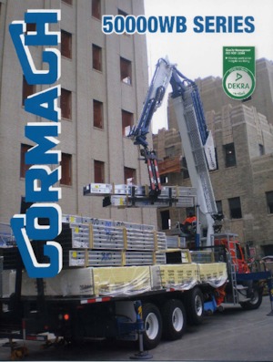 Hydraulické nakládací jeřáby Cormach 50000 WB95