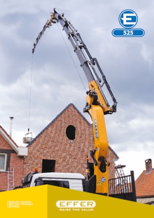 Hydraulické nakládací jeřáby Effer 525 6S