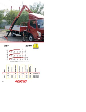 Hydraulické nakládací jeřáby Ferrari® 531R A1 