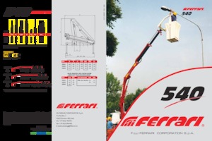 Hydraulické nakládací jeřáby Ferrari® 540 A2 
