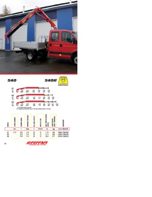 Hydraulické nakládací jeřáby Ferrari® 540R A3 