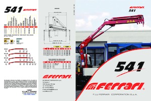 Hydraulické nakládací jeřáby Ferrari® 541 A3 