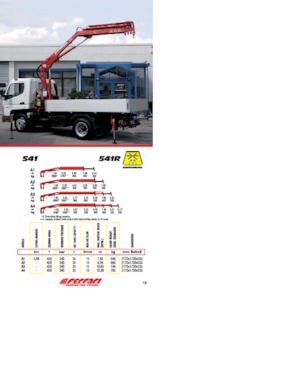 Hydraulické nakládací jeřáby Ferrari® 541R A1 