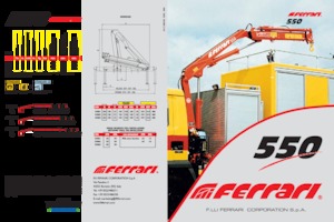 Hydraulické nakládací jeřáby Ferrari® 550 A2 